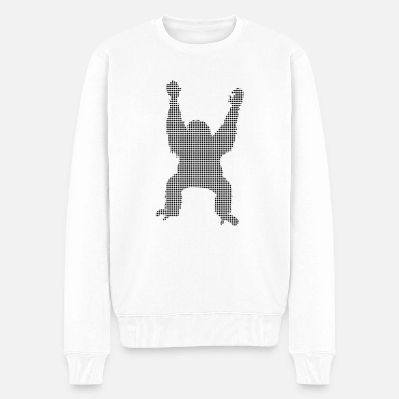 Orang-outan - Pull Premium bio Homme - blanc
