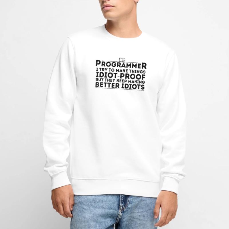Lustiger Programmierer Humor Computer Coder Programmierung Männer Premium Bio Pullover
