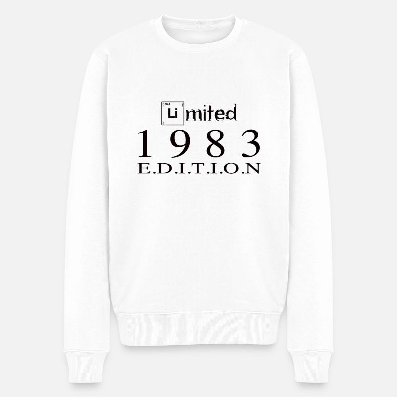 Édition limitée 1983 - Pull Premium bio Homme - blanc