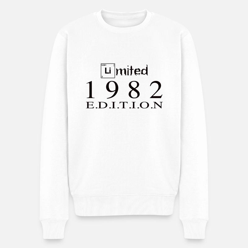 Édition limitée 1982 - Pull Premium bio Homme - blanc