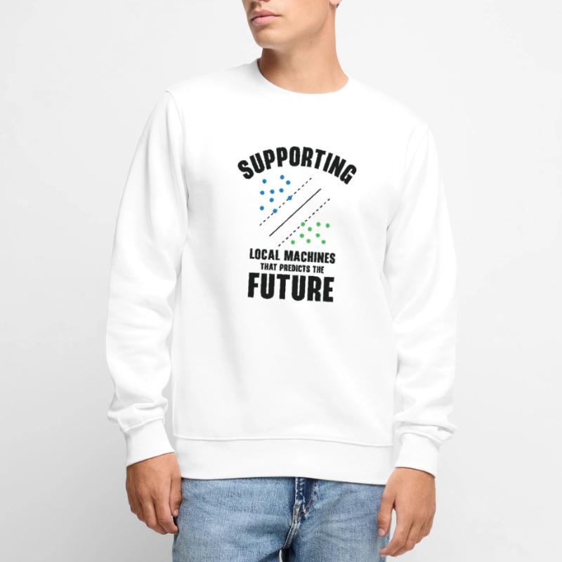 Support Vector Machines Programmer Artificial Men's Premium Organic Jumper