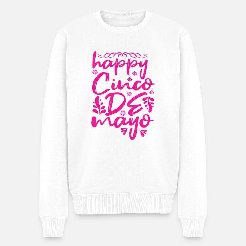 JOYEUX CINCO DE MAYO 2 - Pull Premium bio Homme - blanc