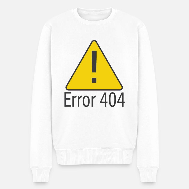 Lustiger Informatiker Spruch, Informatik - Männer Premium Bio Pullover - Weiß