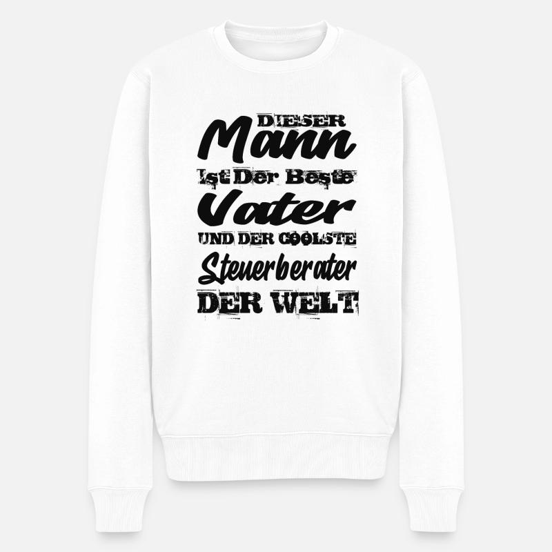 Steuerberater - Männer Premium Bio Pullover - Weiß