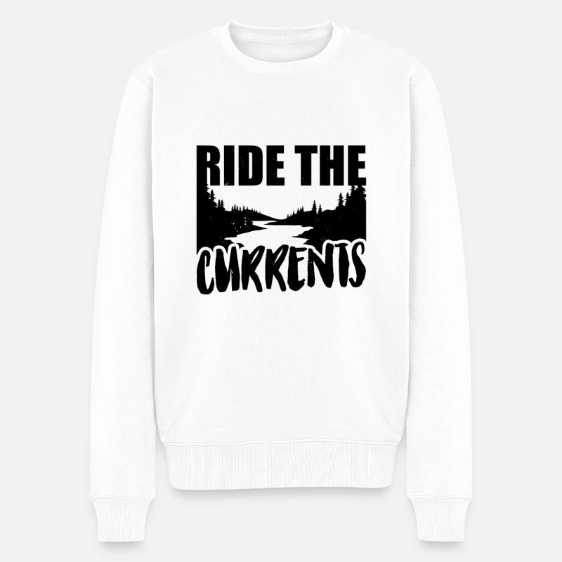 Rafting - Pull Premium bio Homme - blanc