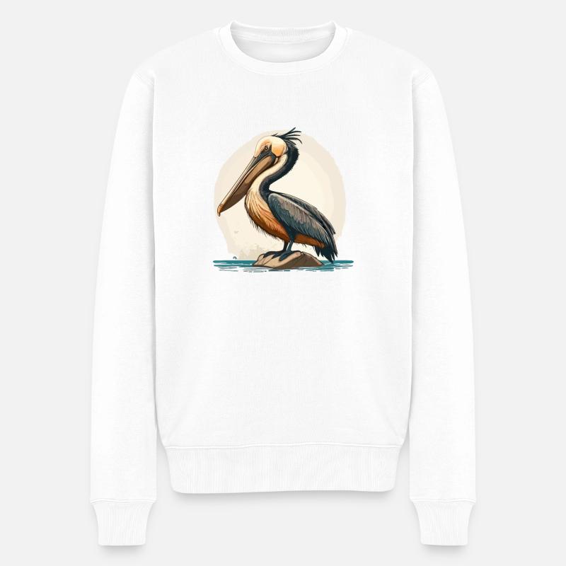Pélican - Pull Premium bio Homme - blanc