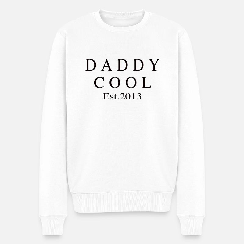 Daddy Cool est 2013 - Pull Premium bio Homme - blanc