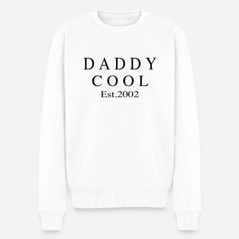 Daddy Cool est 2002 - Pull Premium bio Homme - blanc