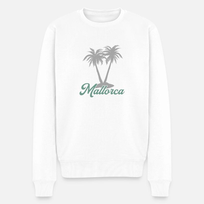 Majorque - Pull Premium bio Homme - blanc