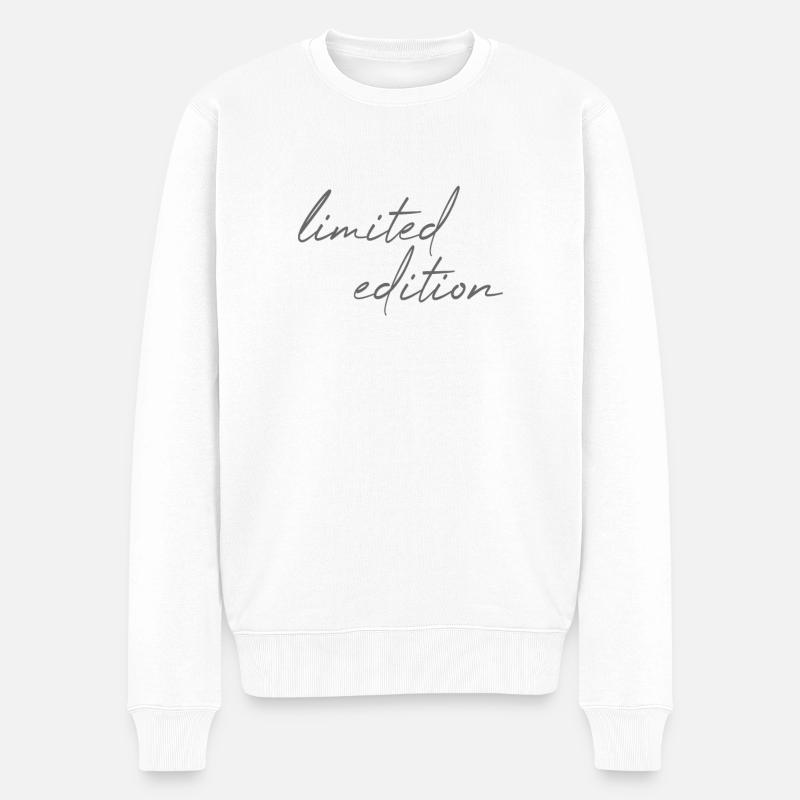 Édition limitée - Pull Premium bio Homme - blanc