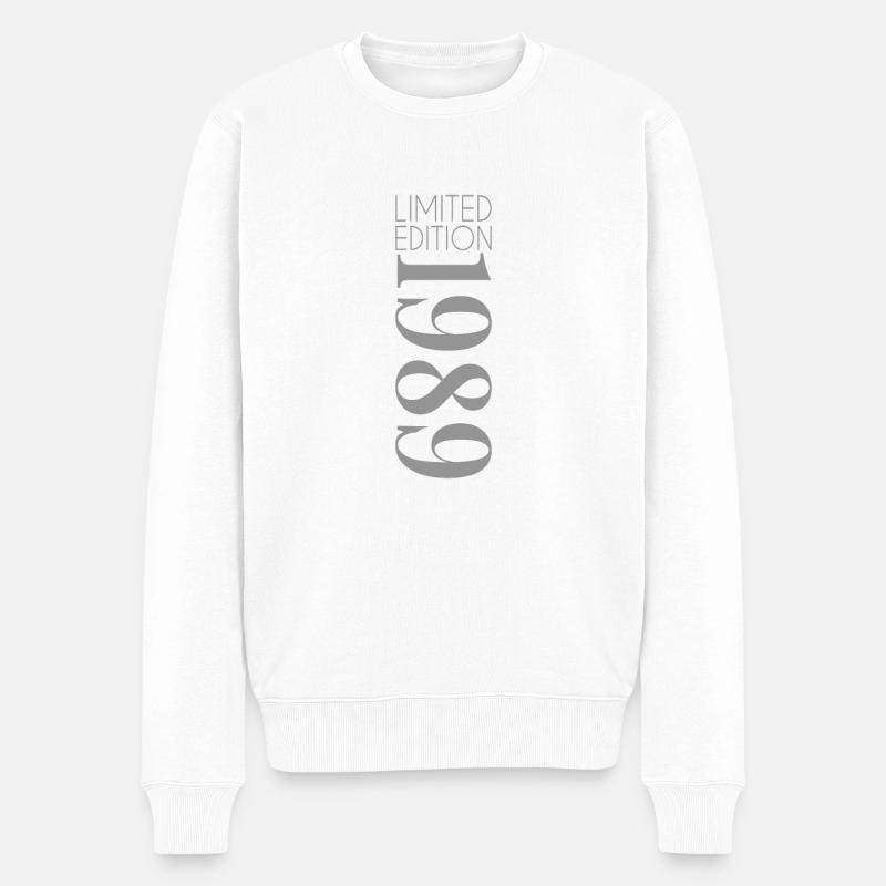 Édition limitée 1989 - Pull Premium bio Homme - blanc