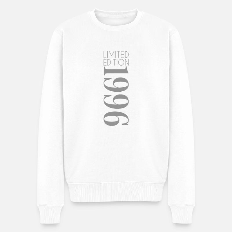 Limited Edition 1996 - Männer Premium Bio Pullover - Weiß