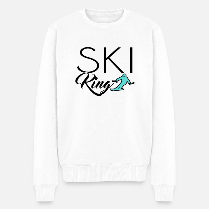 Ski King - Pull Premium bio Homme - blanc