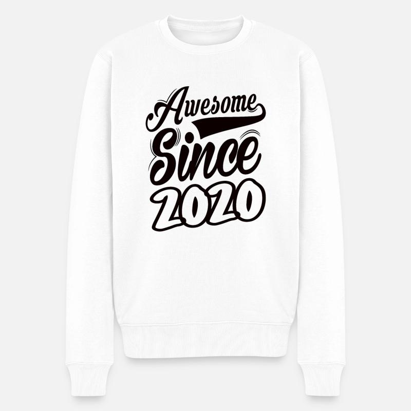 Génial depuis 2020 - Pull Premium bio Homme - blanc