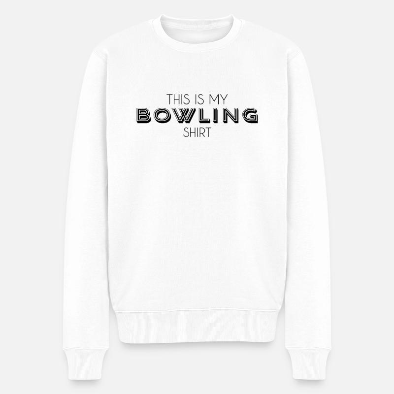 chemise de bowling - Pull Premium bio Homme - blanc