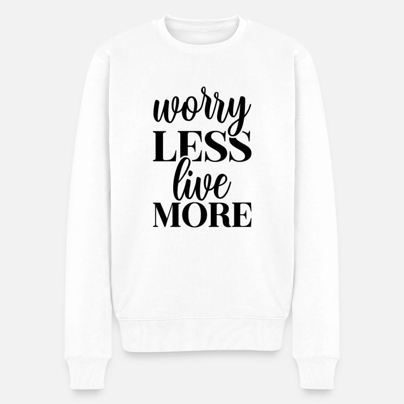 Citations de motivation inspirantes Dictons - Pull Premium bio Homme - blanc