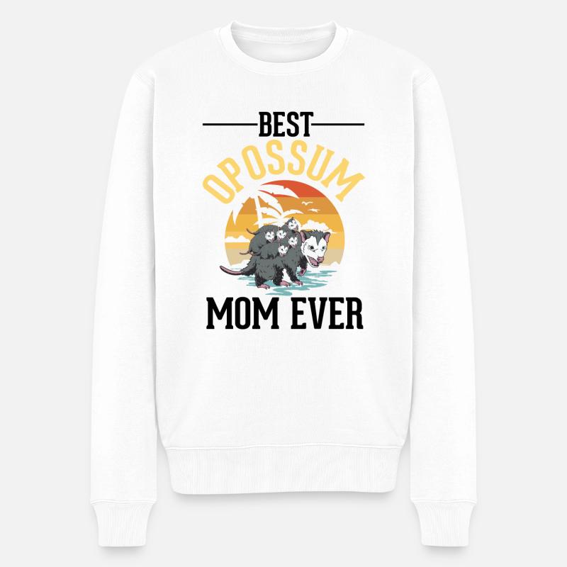 Meilleur Marsupial Possum Mama - Pull Premium bio Homme - blanc