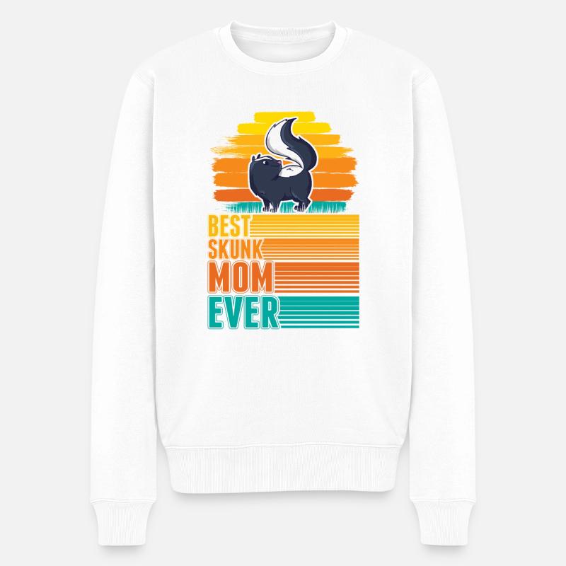 Meilleure maman Skunk - Pull Premium bio Homme - blanc
