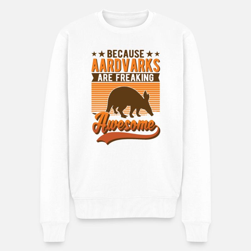 Aardvark Cadeau Aardvark - Pull Premium bio Homme - blanc