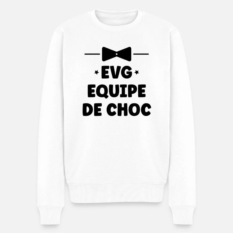 evg équipe de choc - Pull Premium bio Homme - blanc
