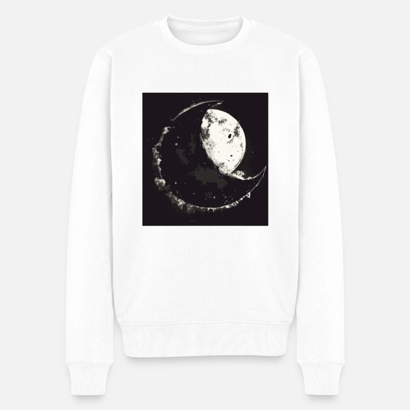 LA Lune - Pull Premium bio Homme - blanc