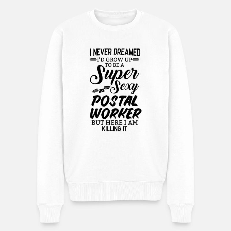 Facteur Facteur Facteur - Pull Premium bio Homme - blanc