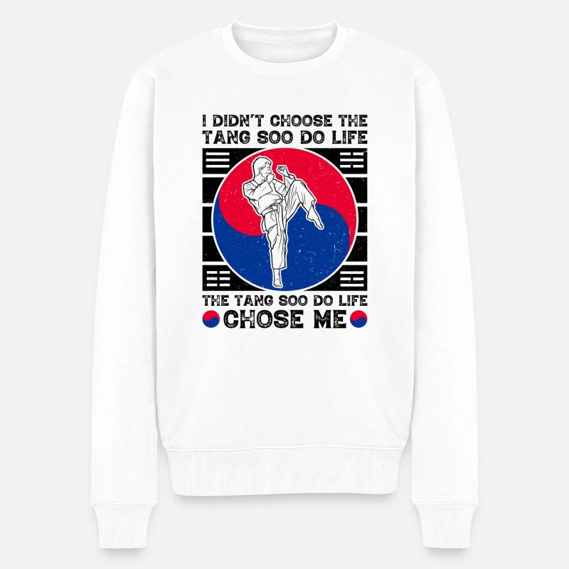 Tang Soo Do Cadeau - Pull Premium bio Homme - blanc