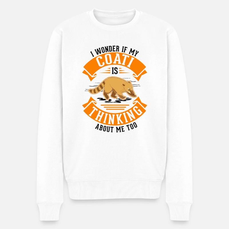 Cadeau Coati Coati Proboscis - Pull Premium bio Homme - blanc