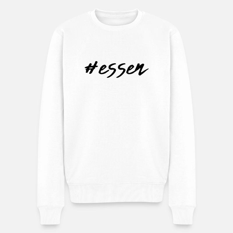 Manger - Pull Premium bio Homme - blanc