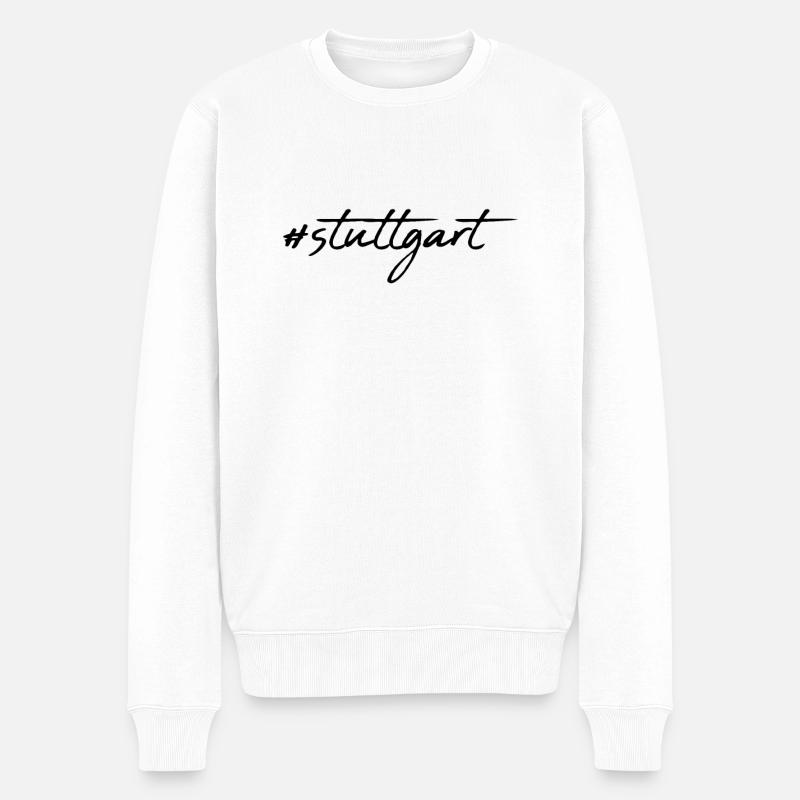 Stuttgart - Pull Premium bio Homme - blanc