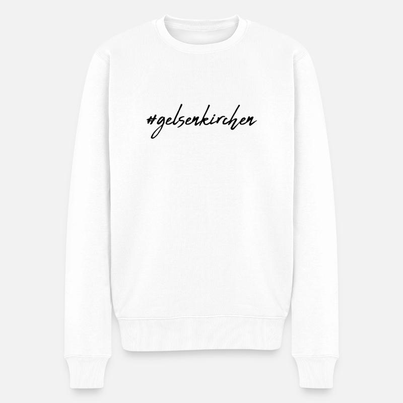 Gelsenkirchen - Pull Premium bio Homme - blanc