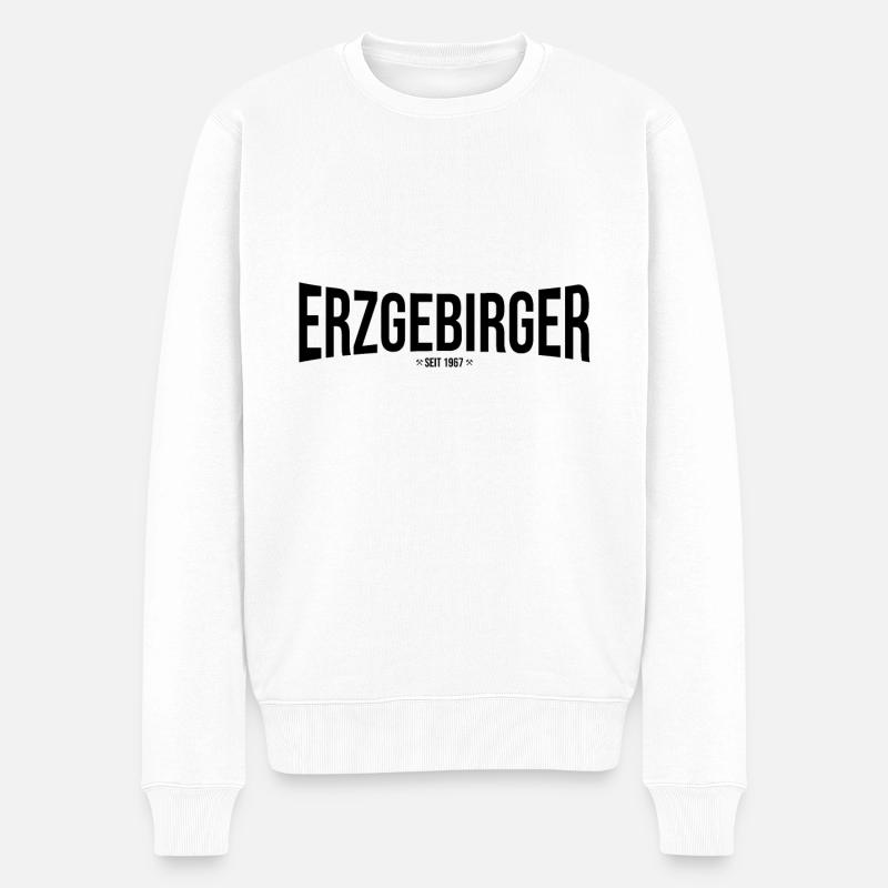 Erzgebirger seit 1967 - Männer Premium Bio Pullover - Weiß