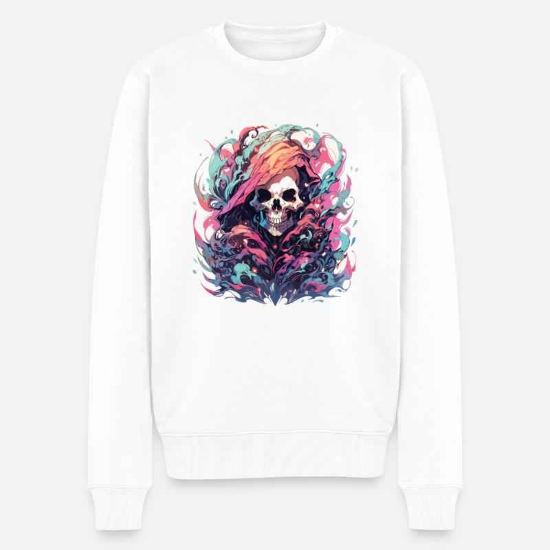 Crâne - Pull Premium bio Homme - blanc