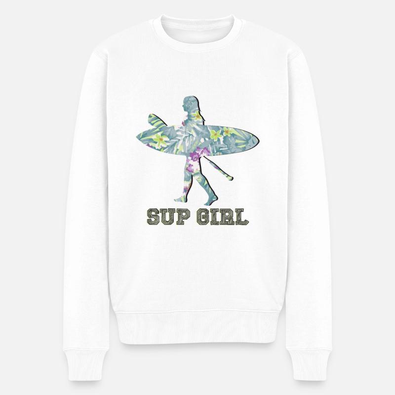 SOUPER - Pull Premium bio Homme - blanc