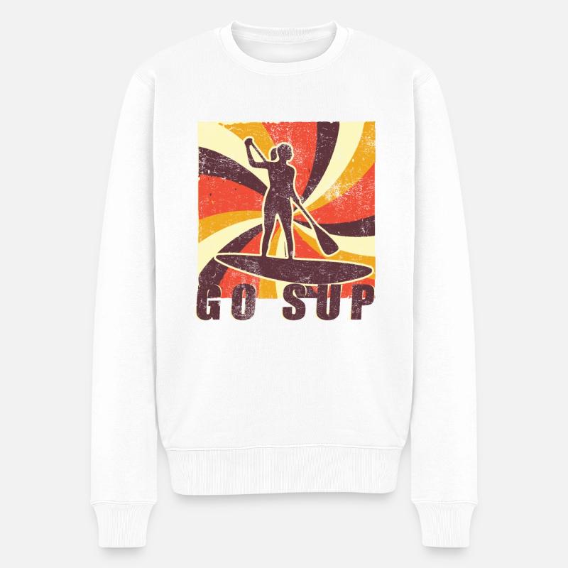 SOUPER - Pull Premium bio Homme - blanc