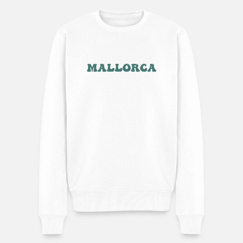 Majorque - Pull Premium bio Homme - blanc