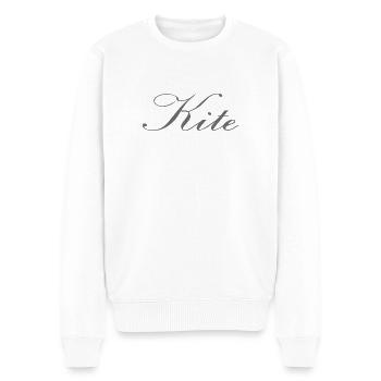 kite - Men's Premium Organic Jumper - white - Front - Thijin (182cm)