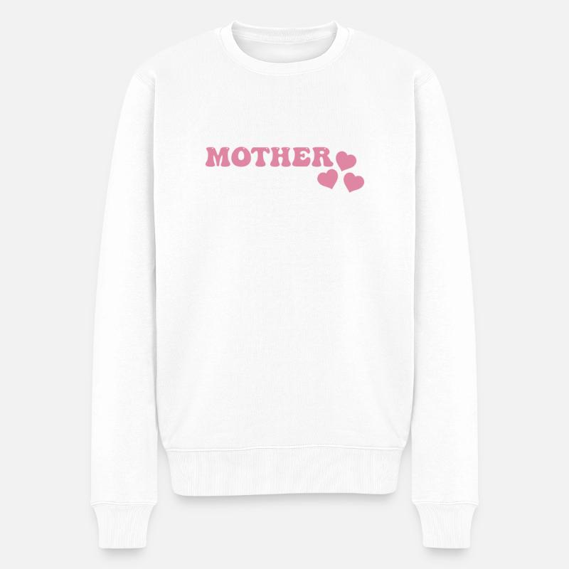 Mère - Pull Premium bio Homme - blanc