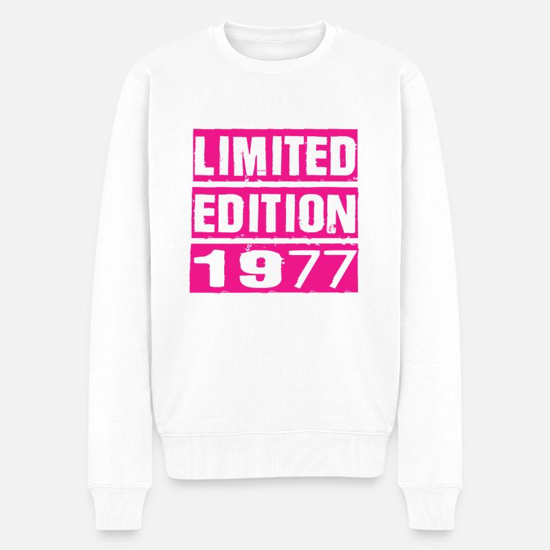 Édition limitée 1977 - Pull Premium bio Homme - blanc