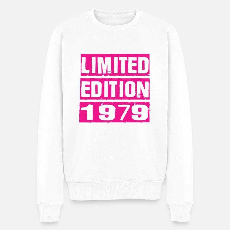 Limited Edition 1979 - Männer Premium Bio Pullover - Weiß