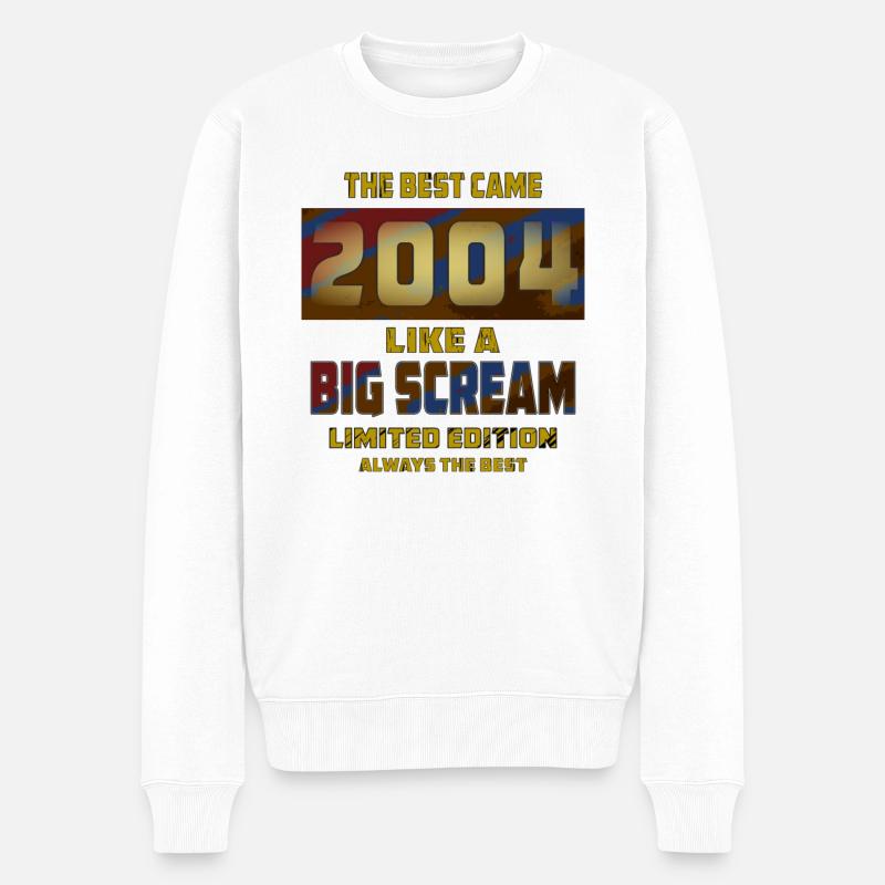 ANNÉE 2004 - Pull Premium bio Homme - blanc