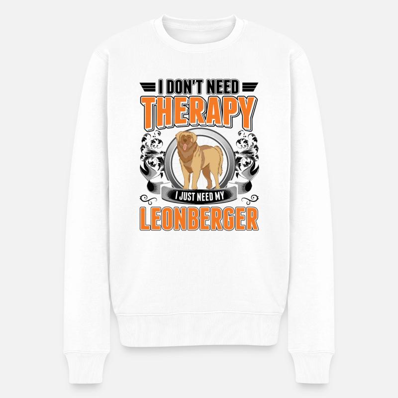 Thérapie Leonberg - Pull Premium bio Homme - blanc