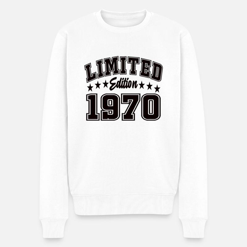 Édition limitée 1970 - Pull Premium bio Homme - blanc