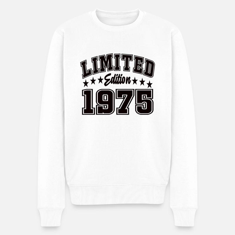 Édition limitée 1975 - Pull Premium bio Homme - blanc