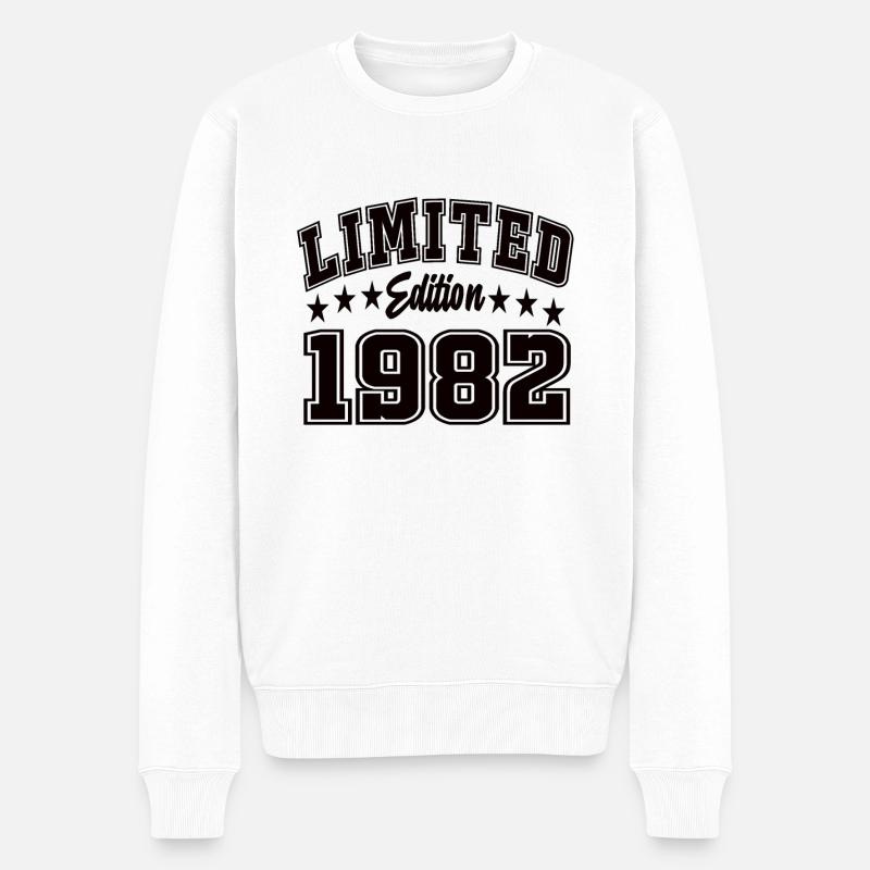 Édition limitée 1982 - Pull Premium bio Homme - blanc