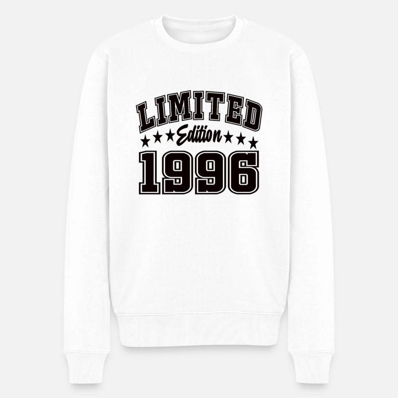 Limited Edition 1996 - Männer Premium Bio Pullover - Weiß