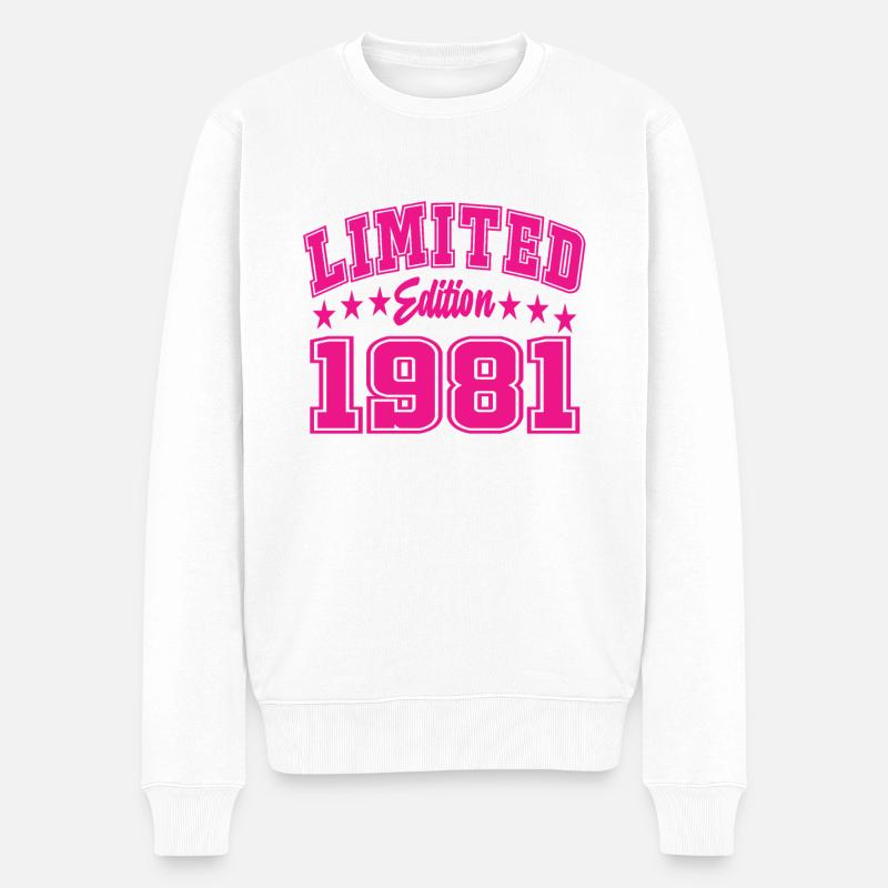 Édition limitée 1981 - Pull Premium bio Homme - blanc