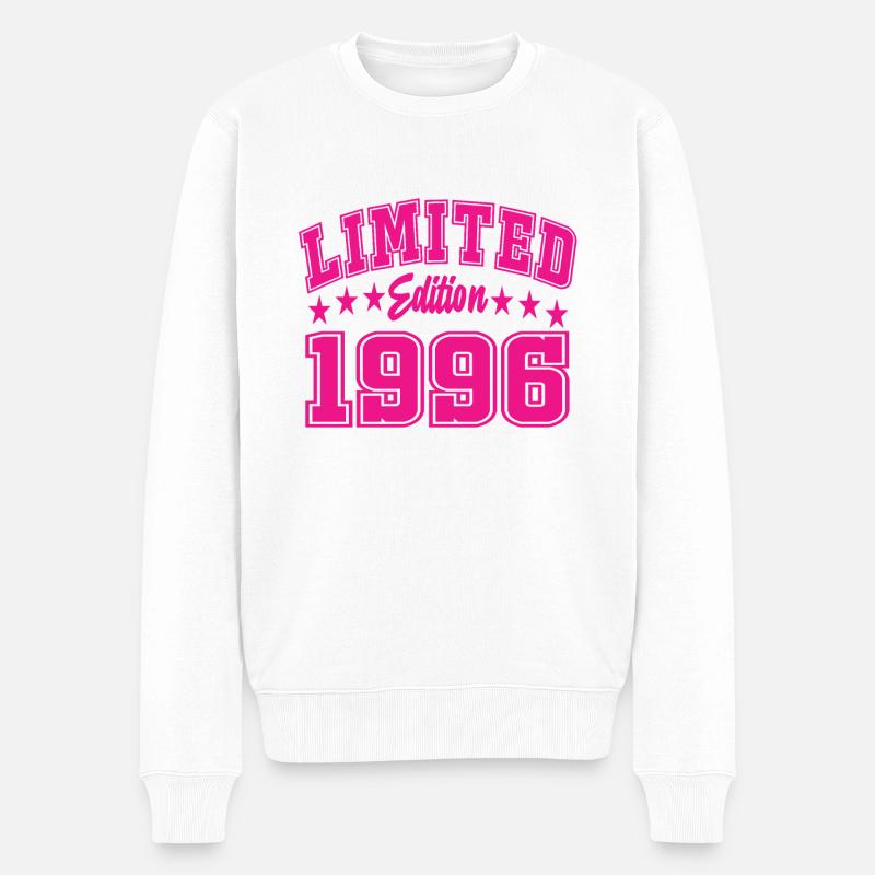 Limited Edition 1996 - Männer Premium Bio Pullover - Weiß