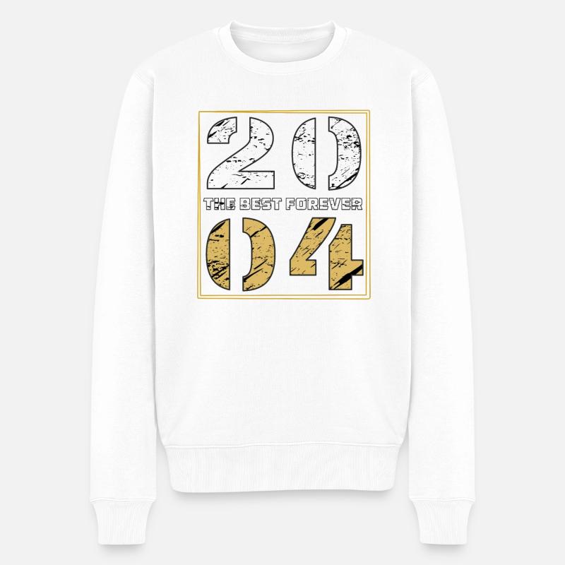 LE MEILLEUR POUR TOUJOURS 2004 - Pull Premium bio Homme - blanc