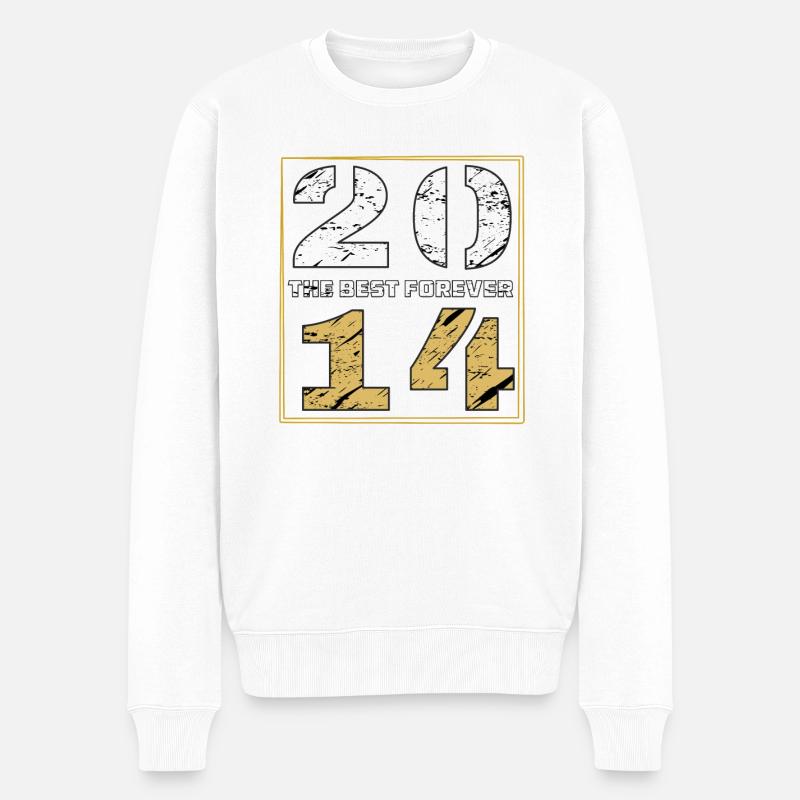 LE MEILLEUR POUR TOUJOURS 2014 - Pull Premium bio Homme - blanc